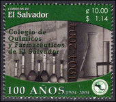 El Salvador 2004 Pharmaceutical College unmounted mint.