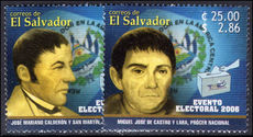 El Salvador 2006 Elections unmounted mint.