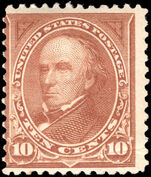 USA 1898-1900 10c brown (light crease) type I fine mounted mint.
