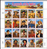 USA 1994 Legends of the West sheetlet unmounted mint.