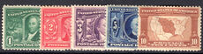 USA 1904 Louisiana Purchase set hinged (1c 2c & 5c unmounted mint).