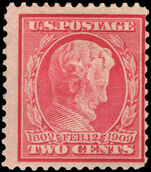 USA 1909 Birth Centenary of Lincoln blued paper mounted mint.