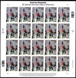 USA 2002 Heroes of America sheetlet unmounted mint.