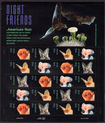 USA 2002 Bats sheetlet unmounted mint.
