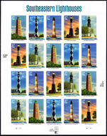 USA 2003 South Eastern Lighthouses sheetlet unmounted mint.