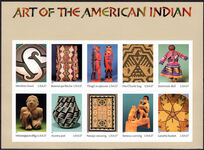 USA 2004 Native American Art souvenir sheet unmounted mint.