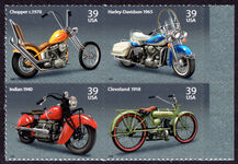 USA 2006 Motorcycles unmounted mint.