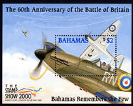 Bahamas 2000 60th Anniversary of Battle of Britain souvenir sheet unmounted mint.