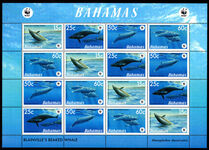 Bahamas 2007 Blainvilles Beaked Whale sheetlet unmounted mint.
