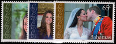 Bahamas 2011 Royal Wedding unmounted mint.