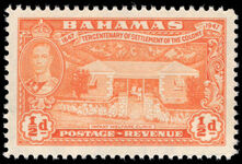 Bahamas 1948  d Tercentenary of Settlement of Island of Eleuthera unmounted mint.