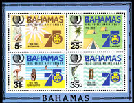 Bahamas 1985 International Youth Year. 75th Anniversary of Girl Guide Movement souvenir sheet unmounted mint.