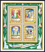 Bahamas 1992 Christmas souvenir sheet unmounted mint.