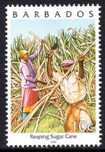 Barbados 2000 10c Sugar cane 2004 imprint unmounted mint.