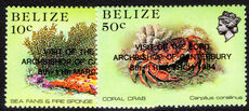 Belize 1984 Visit of the Archbishop of Canterbury unmounted mint.