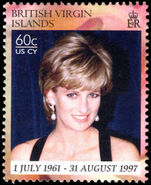 British Virgin Islands 2008 Princess Diana unmounted mint.