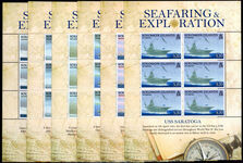 Solomon Islands 2009 Seafaring and Exploration sheetlet set unmounted mint.