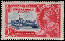 British Solomon Islands 1935 1½d Silver Jubilee lightly mounted mint.