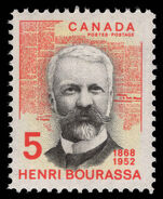 Canada 1968 Birth Centenary of Henri Bourassa unmounted mint.