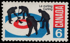Canada 1969 Curling unmounted mint.