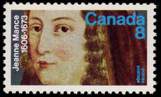 Canada 1973 Jeanne Mance unmounted mint.