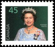 Canada 1985-2000 45c Queen Elizabeth II unmounted mint.