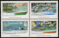Canada 1991 Small Craft of Canada (3rd series) unmounted mint.