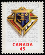 Canada 1997 Centenary of Knights of Columbus (welfare charity) in Canada unmounted mint.