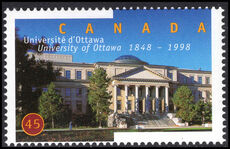 Canada 1998 150th Anniversary of University of Ottawa unmounted mint.