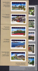 Canada 2001 Tourist Attractions (1st series) booklets unmounted mint.