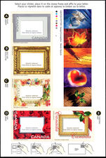 Canada 2001 Picture Postage Greetings Stamps unmounted mint.