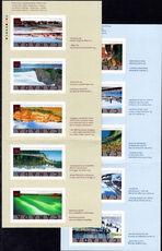 Canada 2002 Tourist Attractions (2nd series) booklets unmounted mint.