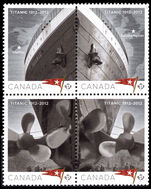 Canada 2012 Centenary of the Sinking of the Titanic unmounted mint.