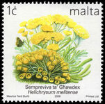 Malta 2006 1c Helichrysum Melitense 2006 imprint unmounted mint.