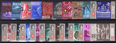 Malta 1965-70 set (missing 5d) unmounted mint.