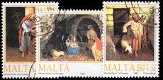 Malta 1990 Christmas fine used.