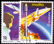 Malta 1991 Europa. Europe in Space fine used.