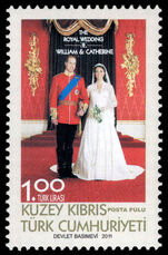 Turkish Cyprus 2011 Royal Wedding unmounted mint.