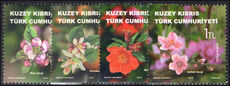 Turkish Cyprus 2014 Fruit Tree Flowers unmounted mint.