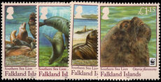 Falkland Islands 2011 Southern Sea Lion set unmounted mint.