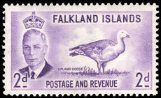 Falkland Islands 1952 2d Magellan Goose unmounted mint.