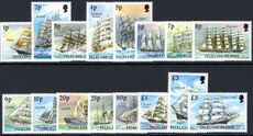 Falkland Islands 1989-90 Ships unmounted mint.