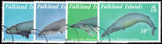 Falkland Islands 1989 Baleen Whales fine used.
