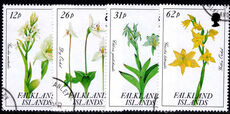 Falkland Islands 1991 Orchids fine used.