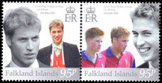 Falkland Islands 2003 Prince William unmounted mint.