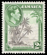 Jamaica 1939 2d perf 13x13  unmounted mint.