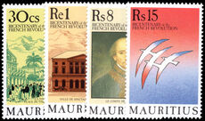 Mauritius 1989 Bicentenary of the French Revolution unmounted mint.