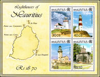 Mauritius 1995 Lighthouses souvenir sheet unmounted mint.