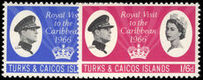 Turks & Caicos Islands 1966 Royal Visit unmounted mint.
