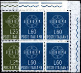 Italy 1959 Europa unmounted mint. blocks of 4.